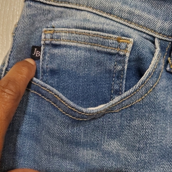 Judy Blue High Waist Distressed Button-Fly Skinny fit Womens Jeans Size 11/30 - Picture 4 of 8